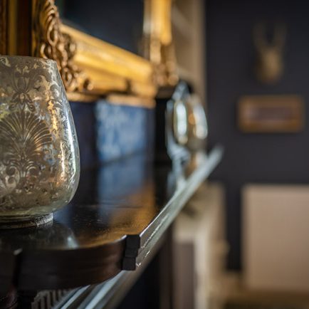 Living room mantlepiece