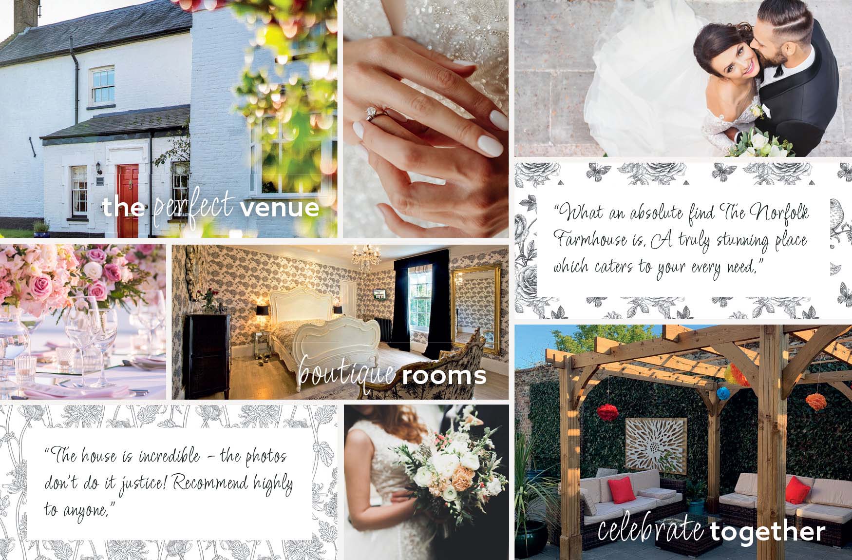 The Norfolk Farmhouse - Wedding venue hire